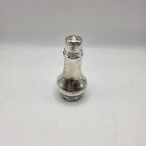 Salt Pepper Shaker Silver Plated Baluster Vintage Dining Decor
